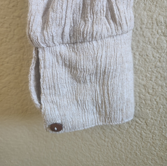 Savannah Morrow CLAUDIA BLOUSE OATMEAL - Picture 6 of 11